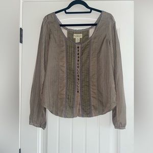 Denim & Supply Ralph Lauren Peasant Boho Blouse. SZ M